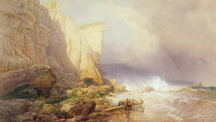 Stormy Weather, Clearing Seaton Cliffs, South Devon